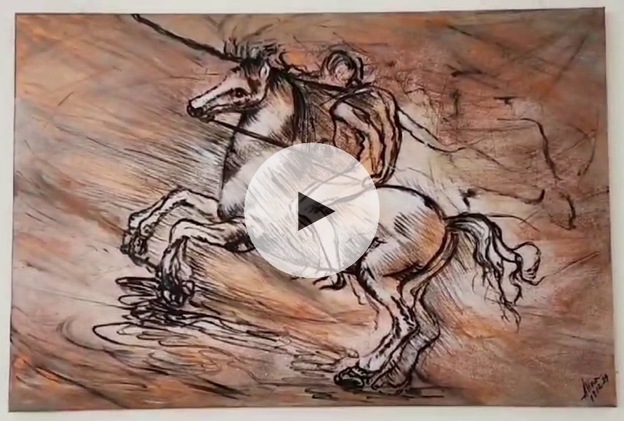 ArteDiAlina.com painting: Dreaming Da Vinci